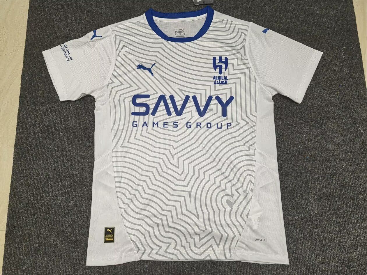 AAA Quality Al-Hilal 24/25 Away White Soccer Jersey